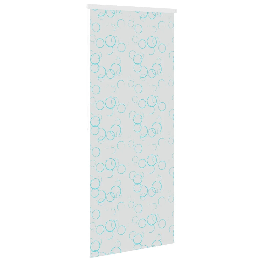 Tenda a Rullo per Doccia 80x240 cm con Motivo a Bolle 142865