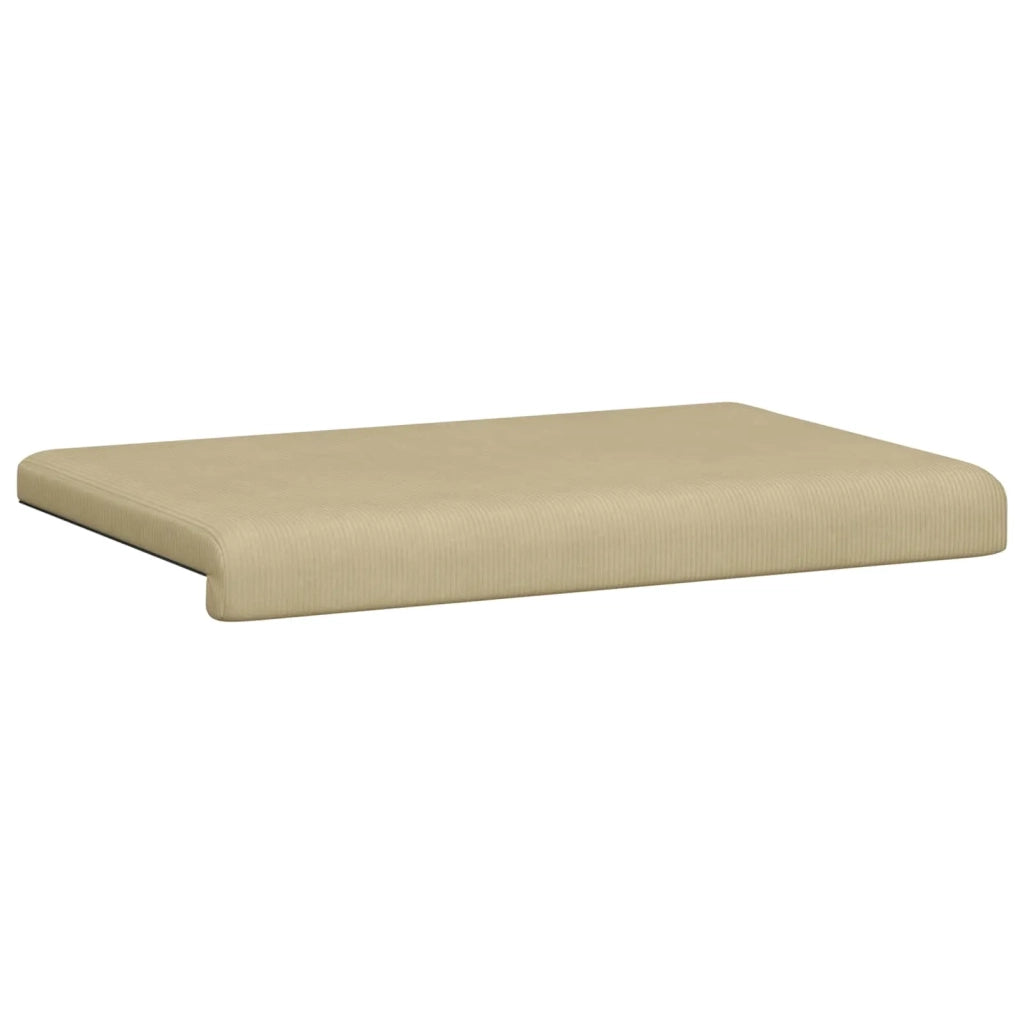 Cuscino per panchina corduroy Grigio Verde Profondità 35 cm 42043216