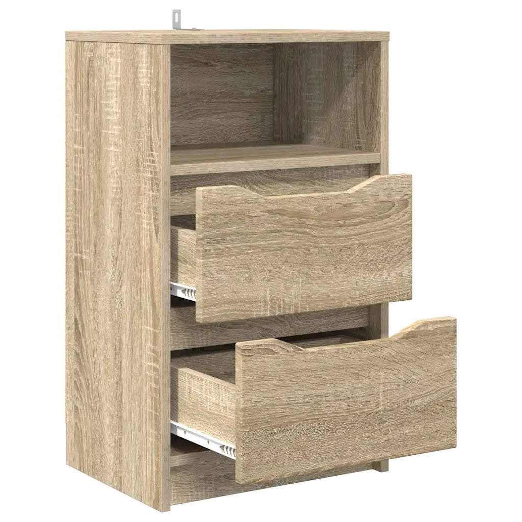 Comodini 2 pcs Rovere Sonoma 40 x 30 x 467 cm Legno multistrato