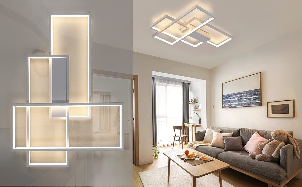 ZMH Lampada da soffitto LED geometrica moderna multifunzione anche parete