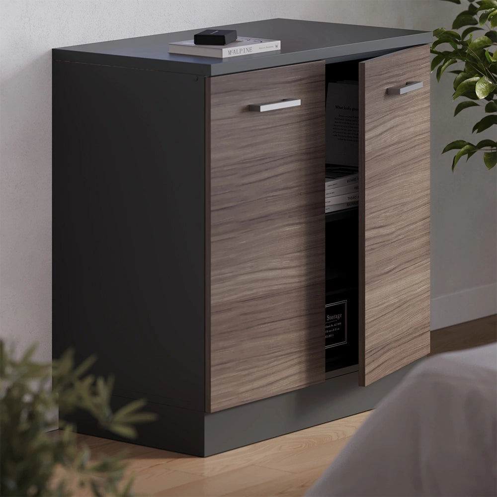 Mobile per mansarda Rion Grigio nobile/Antracite 80 x 83.8 cm senza inclinazione con 2 ante Vicco