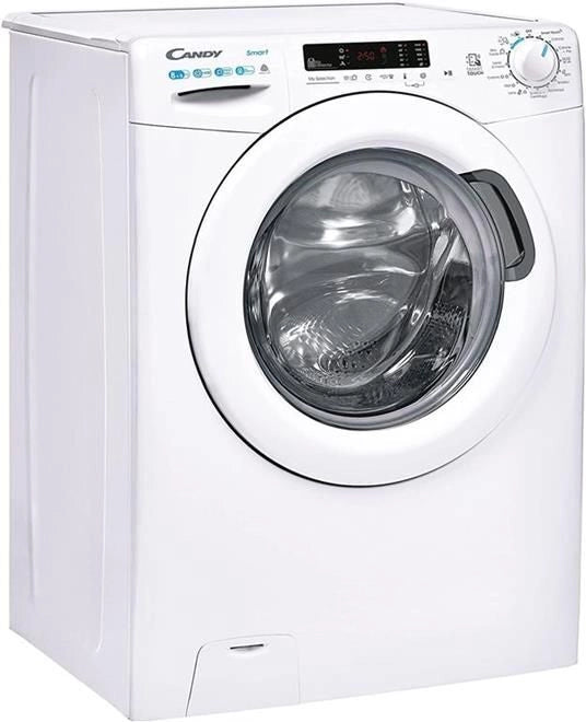 Candy Smart , Lavasciuga Slim 8+5 KG, Classe C, 1400 giri, Bianco, Vapore, Wi-Fi, CSWS4852DW3/1-11