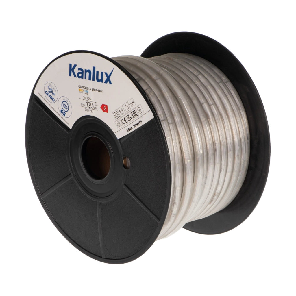 Tubo LED dimmerabile Kanlux GIVRO 50m 2W/m 4000K IP65