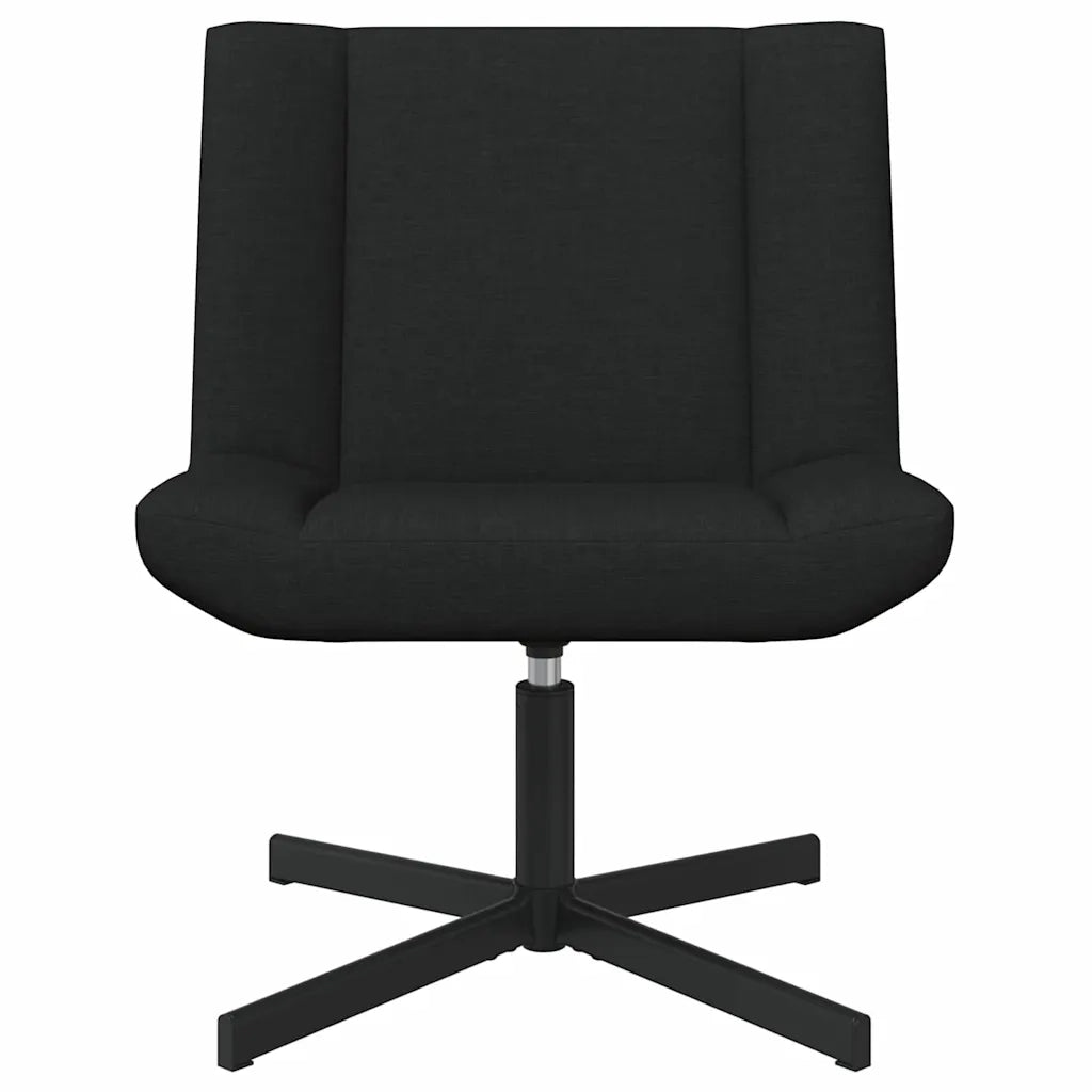 Sedia girevole Nero 63 x 75 x 76 cm Tessuto CFW1878563