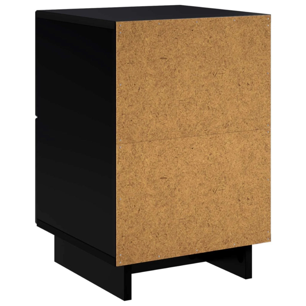 Armadio da Notte 2 pz Nero 33,5 x 34,5 x 50 cm 8011390