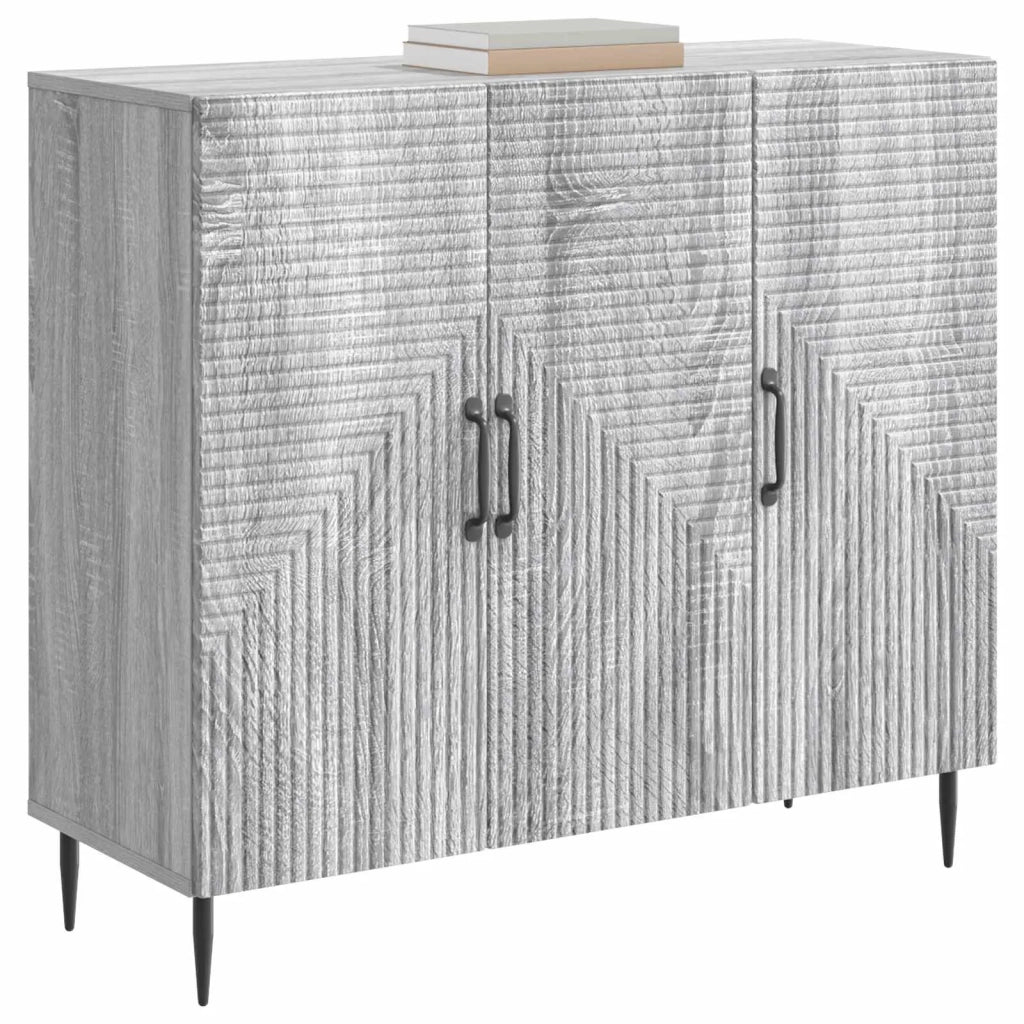 Credenza Grigio Sonoma 89 x 34,5 x 80 cm Legno ingegnerizzato 894881