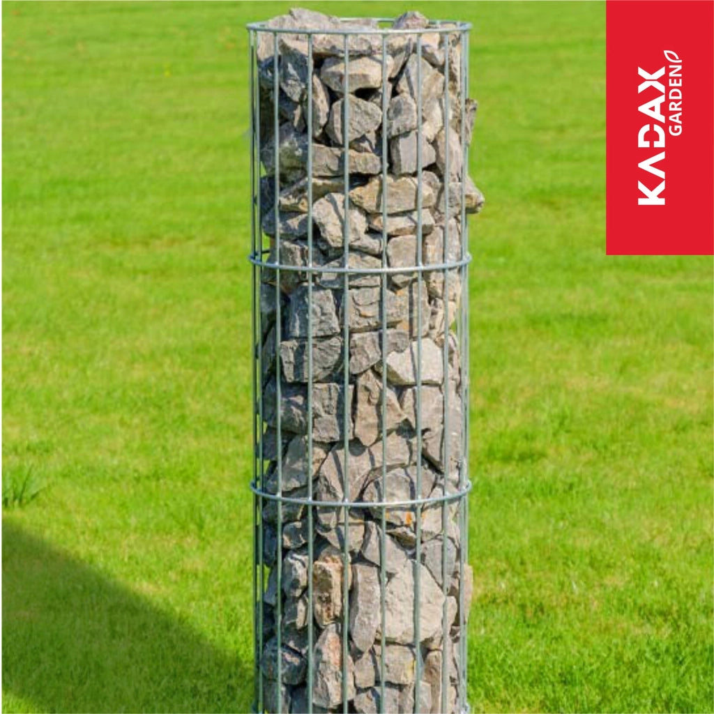 Pergola da giardino KADAX per piante e fiori, palo in metallo da 100 cm + ancoraggi