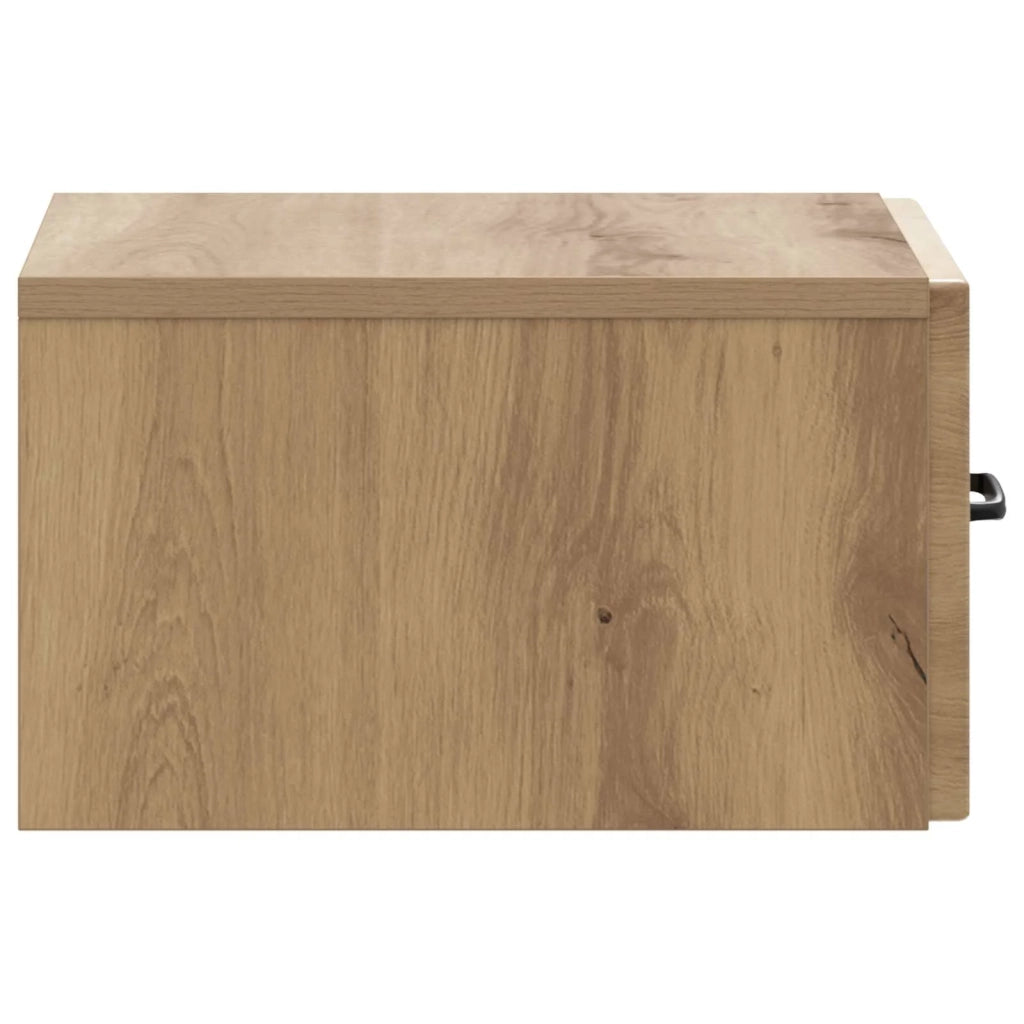 Mobiletto da notte a muro Rovere Artigianale 34,5 x 33 x 20 cm 899293