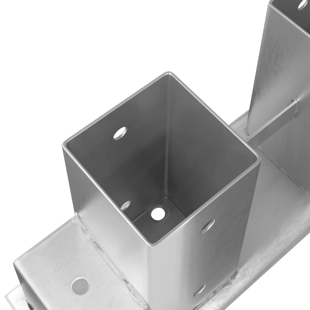 Aiuto per Impilare Legna 12 pcs Argento 34 x 10 x 15 cm Acciaio 42030116