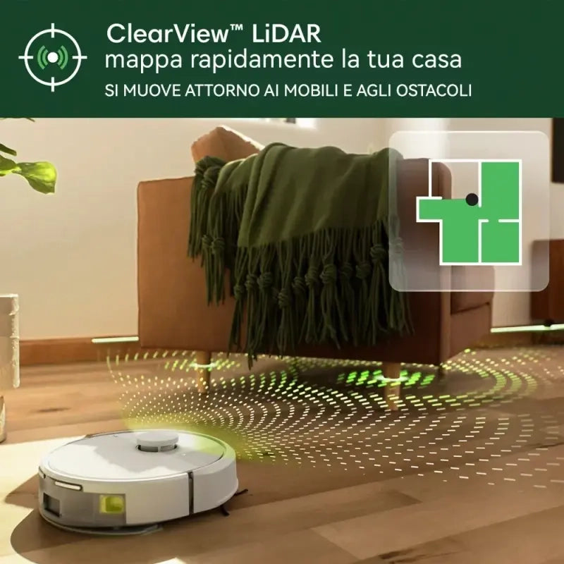 iRobot Roomba 105 Combo + Stazione Autosvuotamento, Aspirapolvere Lavapavimenti