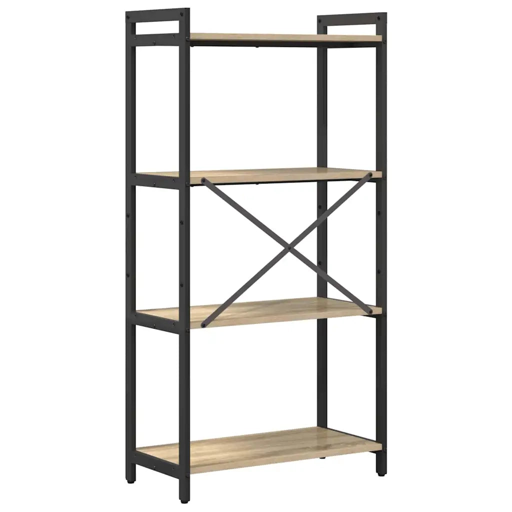 Libreria-Scaffale per Libri-Mobile di Stoccaggio Rovere Sonoma 40 x 30 x 85 cm Legno multistrato 595629