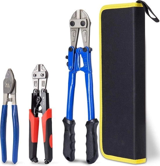 Snipper in Gomma con Supporto per Cavi e Flessibili in Acciaio con Tasca Portatile