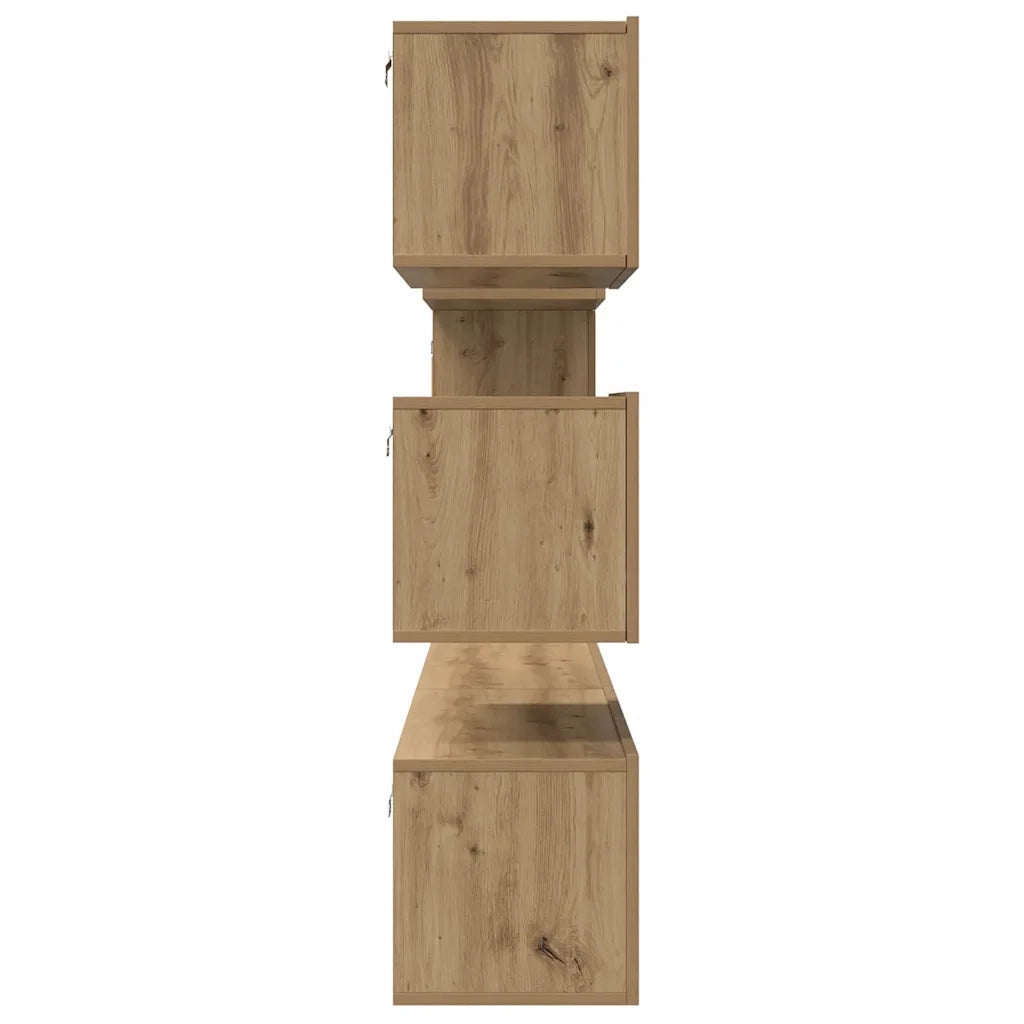 Set mobile TV 6 pcs Rovere artigianale Legno multistrato 3393266