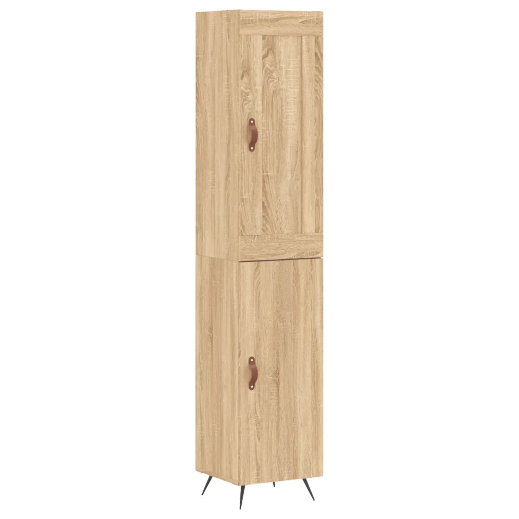 Credenza Rovere Sonoma 34,5x34x180 cm in Legno Multistrato 3200108