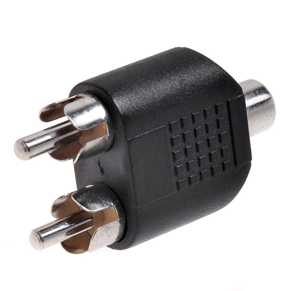 Trade Shop - Connettore Adattatore Splitter A Y Audio 2 X Rca Maschio A Rca Femmina C-050 -