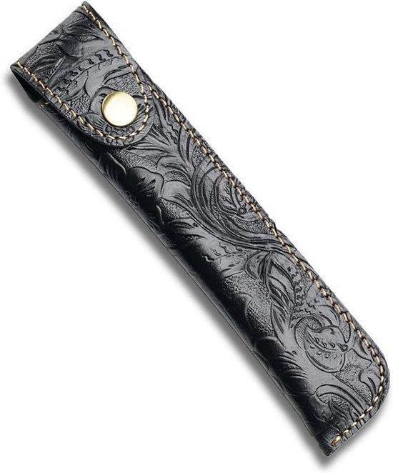 Etui in Pelle per Matite e Stilografiche, Protettivo e Portatile, Adatto per Stilo e Matita, 3,5*17cm