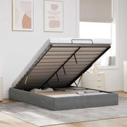 Letto ottomano Grigio Scuro Dimensione intera Velluto 3403073