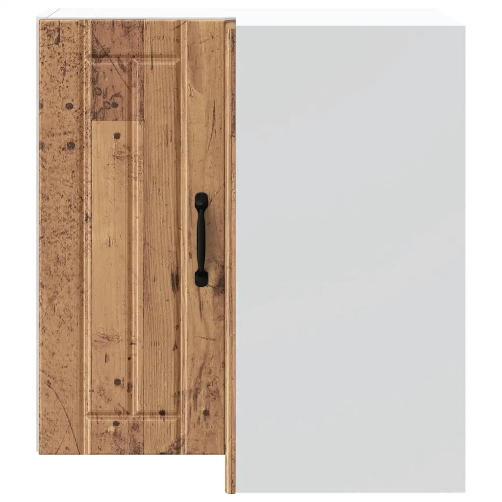 Pensile da Cucina ad Angolo Lucca Legno Antico in Truciolato