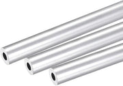Tubi di alluminio 6063 - 3 pezzi - diametro esterno 12mm - diametro interno 5mm - lunghezza 300mm - resistente e corrosione resistente - tubo di alluminio