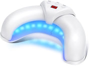 Apparecchio per la cura del nail fungus per unghie intere e unghie danneggiate. Soluzione per la cura e la riparazione delle unghie, adatta per un uso domestico. Bianco.