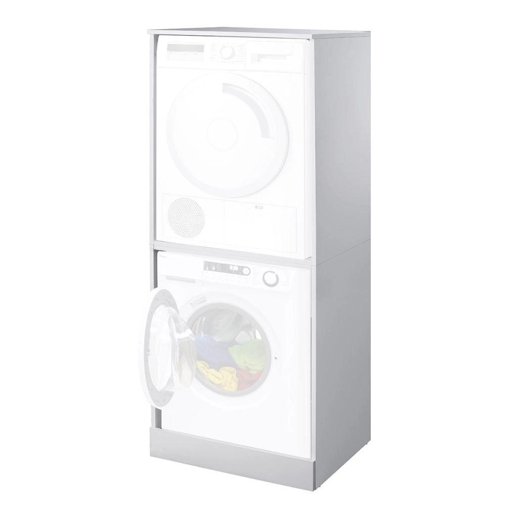 Mobile Coprilavatrice e Asciugatrice a Colonna DH Nobilitato Idrofugo Bianco L 70,3 x P 60,6 x H 179