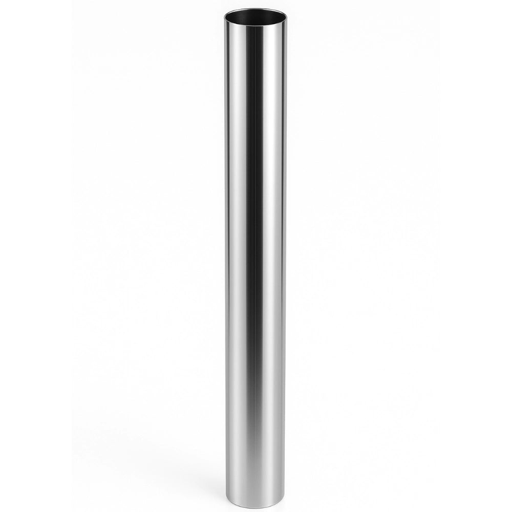 Tubo in acciaio inox diametro 80 mm sp. 0,5 mm h. 1000 mm canna fumaria
