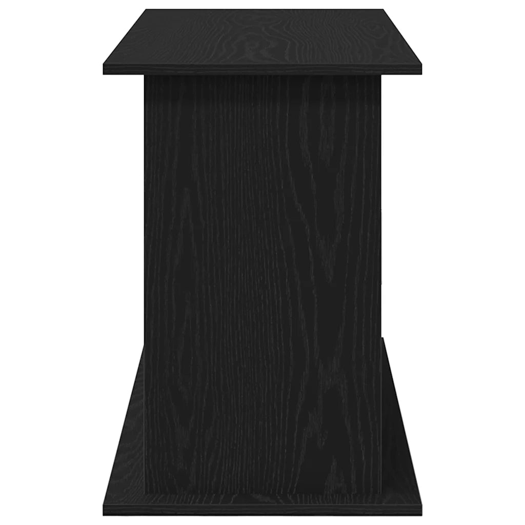 Supporto per acquario in rovere nero 101x41x58 cm in legno ingegnerizzato 862156