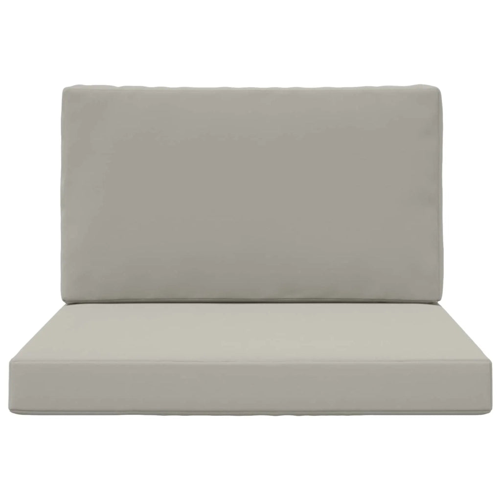 Cuscino per divano da esterno 2 pcs Grigio Poliestere