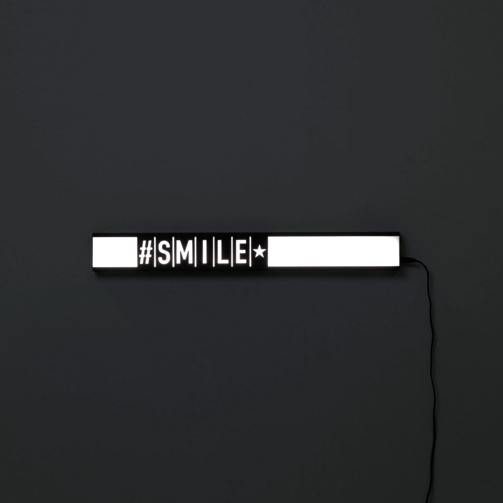 Lampada led WORDS nero