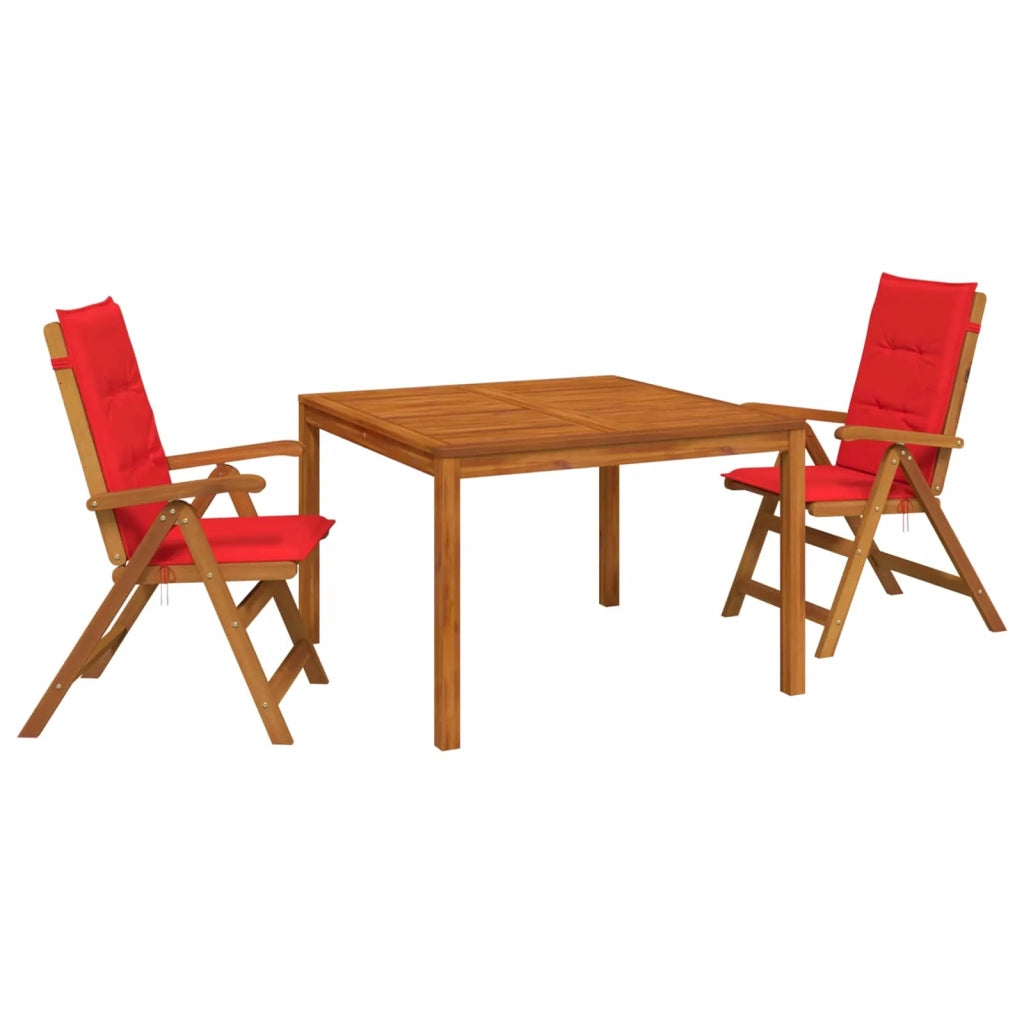 Set da pranzo da giardino 3 pezzi 3 pz Naturale 3434612