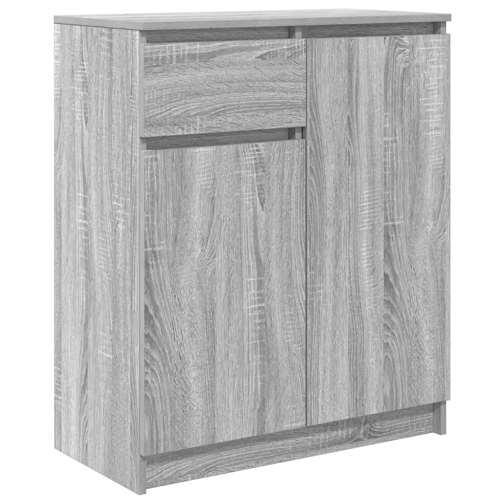 Credenza con Cassetto-Buffet-Armadio da cucina Grigio Sonoma 71x35x84 cm in Truciolato