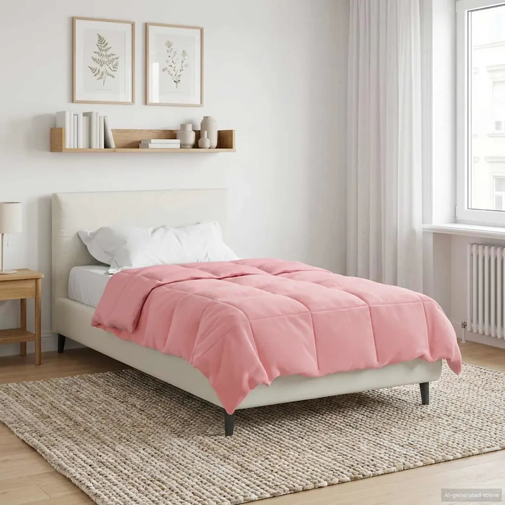 Duvet Invernale 135 x 200 cm Inverno Rosa Traspirante 42026109