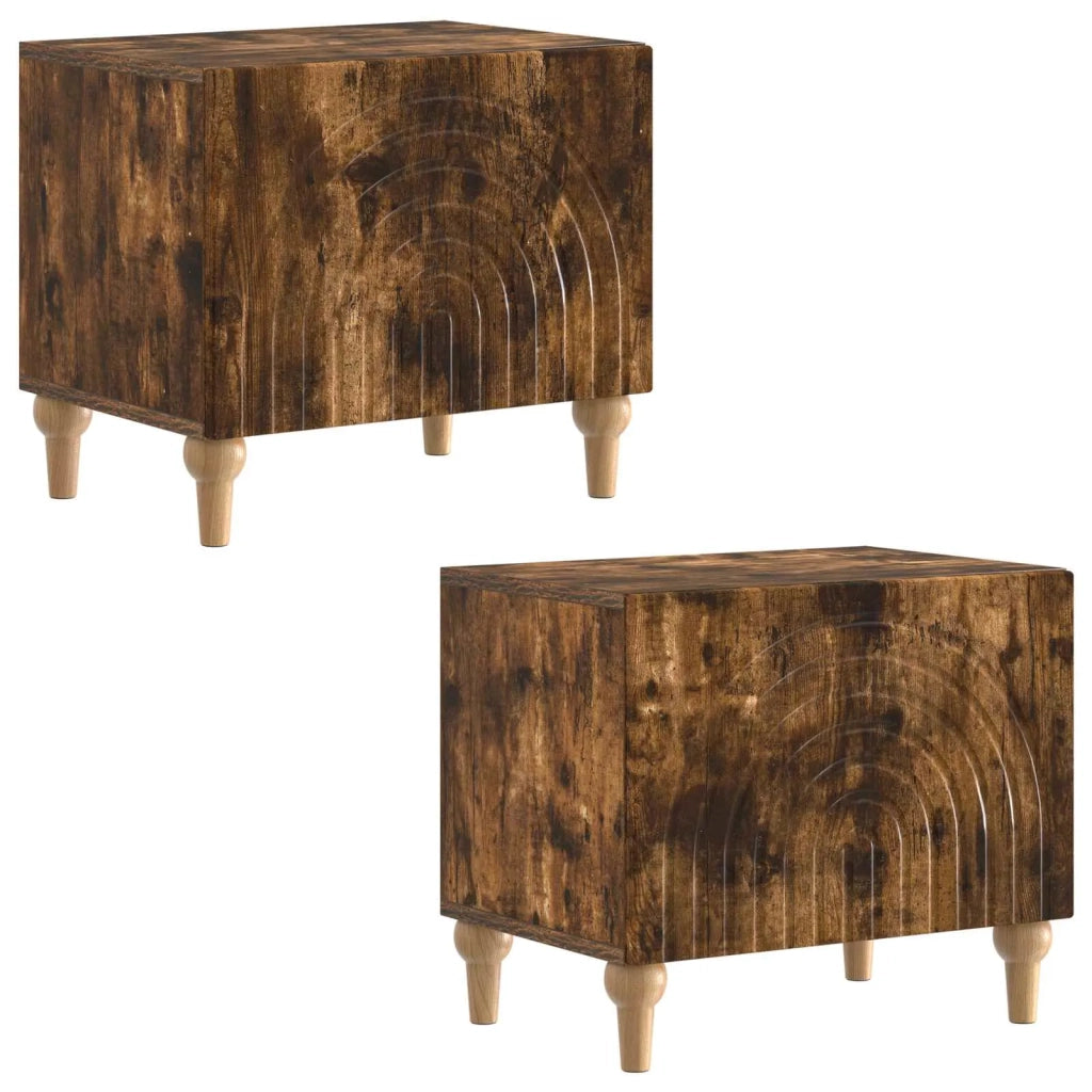 Mobile TV Rovere Fumo Legno ingegnerizzato 896240