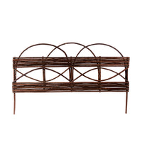 Set 2 Bordatura Aiuola in Legno Larghezza cm 80