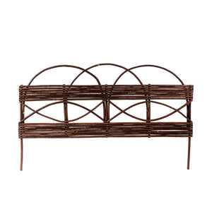 Set 2 Bordatura Aiuola in Legno Larghezza cm 80