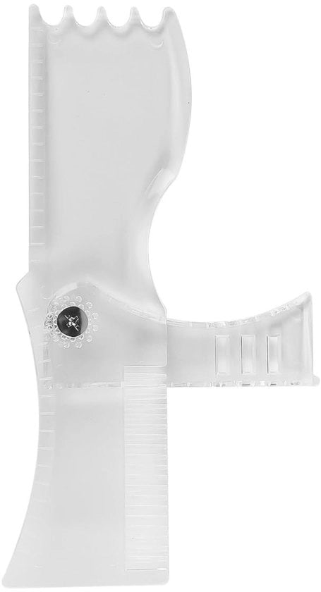 Strumento per la formazione dei baffi con spazzola rotante per la modellazione dei baffi - Kit per la formazione dei baffi - Barba - Barba - Barba - Capelli del viso - Guida per la truccatura precisa - Strumento per la modellazione dei baffi