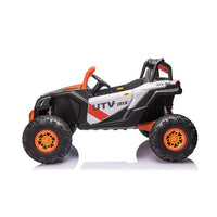 Auto Elettrica per Bambini Mud-Raider UTV MX 24V con Telecomando Arancione