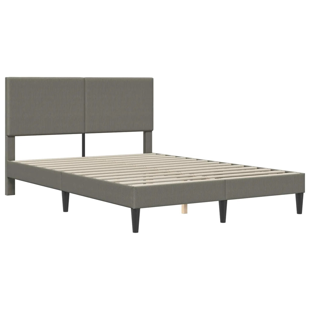 Struttura del letto Grigio Chiaro 120 x 190 cm Tessuto in Cords 42027720