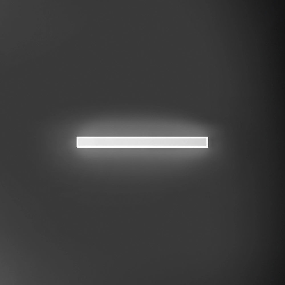 Applique Moderna Wally Alluminio Bianco Acrilico Led 22W 3000K