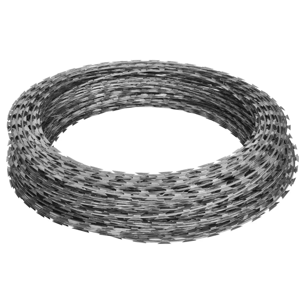 Rulli Filo Spinato NATO 2 pz Elicoidale in Acciaio Zincato 60 m cod mxl 57691