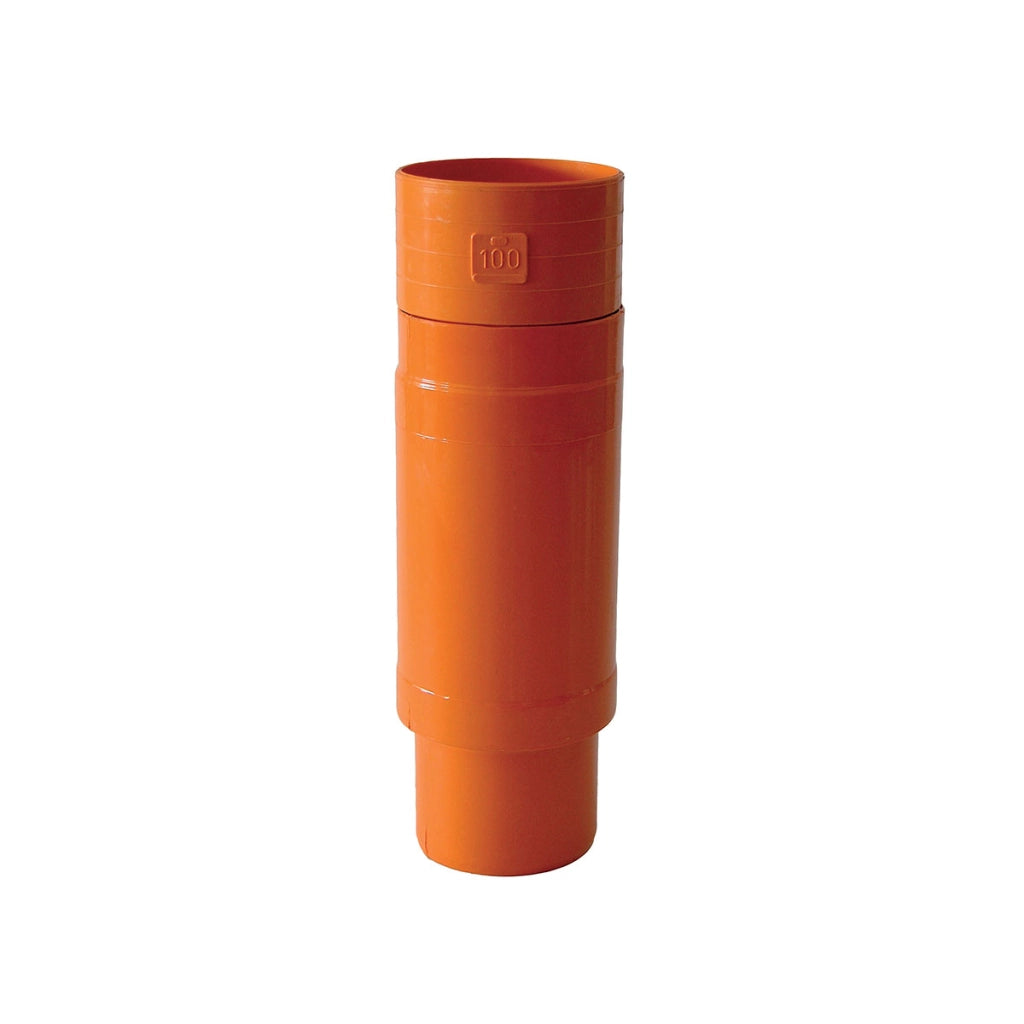 GIUNTO DI RIPARAZIONE 2 PEZZI PVC ARANCIO- Diam. 140- ESCLU- pezzi 1