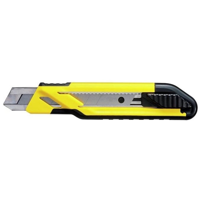 Stanley 0-10-280 Taglierino a Lama Spezzare Autobloccante 18 mm colore Giallo