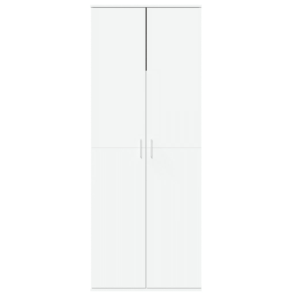 Credenza | Madia | Buffet da pranzo | Armadio da pranzo Bianca 70x35x180 cm in Legno Multistrato