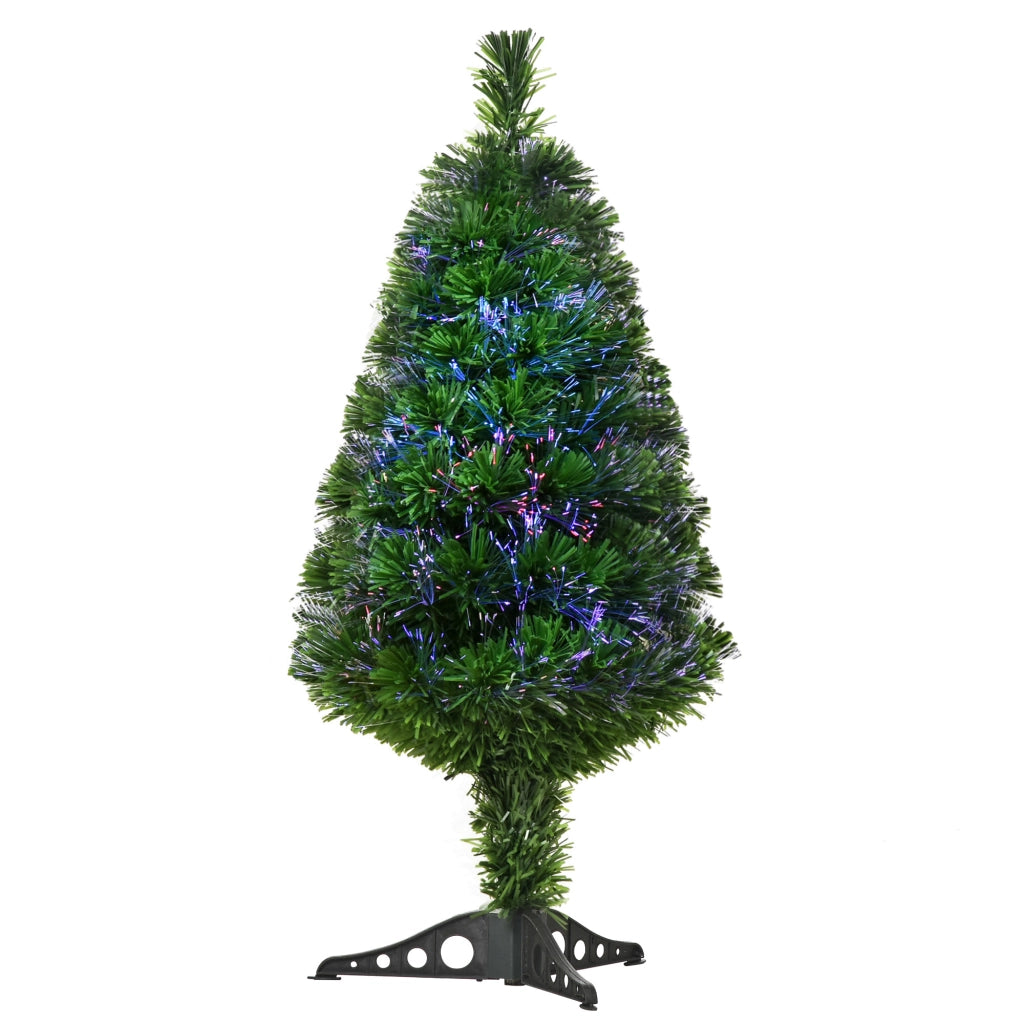Albero di Natale Artificiale in Fibra Ottica 4 Colori ¨C Xylo ¨C ?48x90cm Verde
