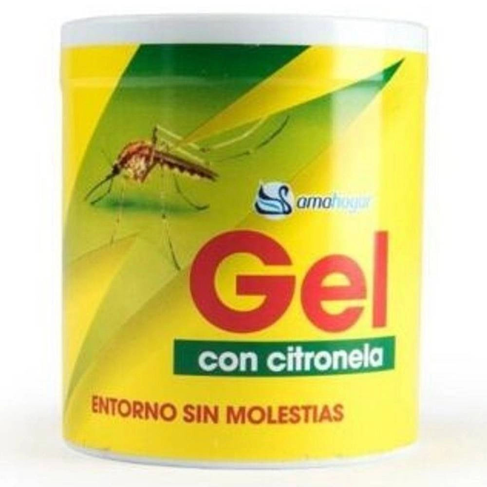 Trade Shop - Set 12 Pz Deodorante Gel Profumo Ambiente In Lattina Citronella Anti Zanzare -