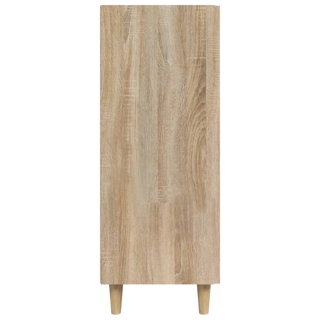 Buffet credenza cassettiera armadio mobile contenitore organizer cucina soggiorno rovere Sonoma 69,5 x 34 x 90 cm legno ingegnerizzato marrone 02_0031675
