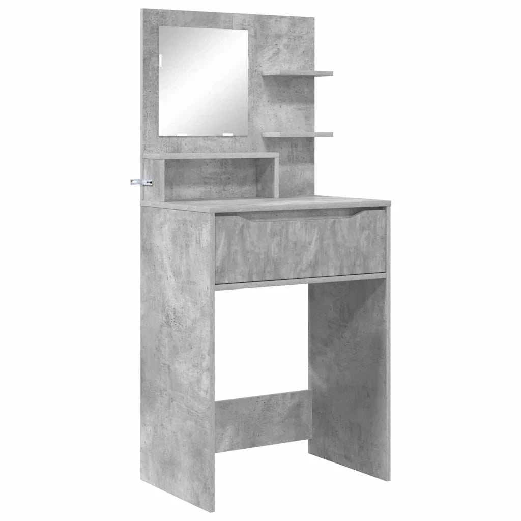 Tavoli da Trucco per Camera da Letto Grigio cemento 889000