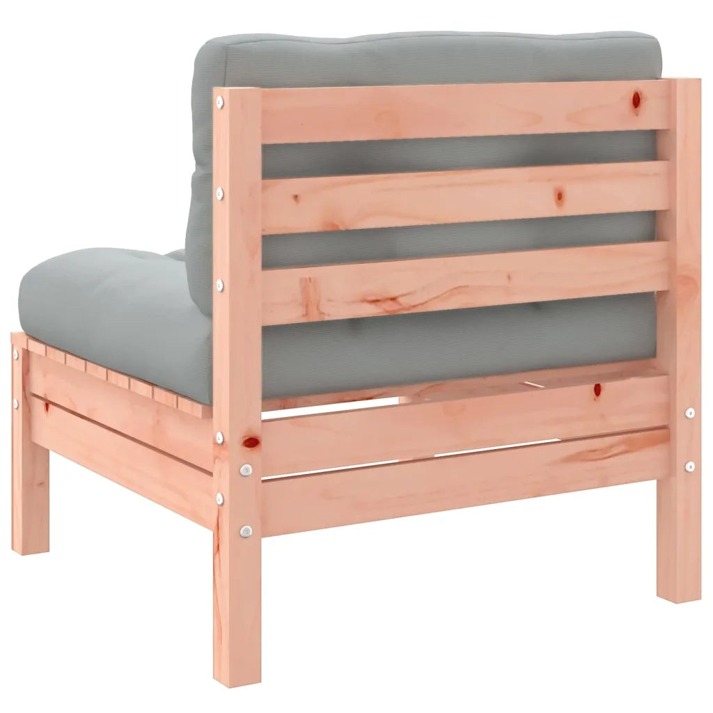 Set Divani Giardino 7 pz Cuscini Legno Massello Abete Douglas