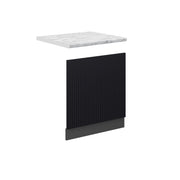 Vicco Pannello frontale Nero a righe 60 cm , PL Marmo