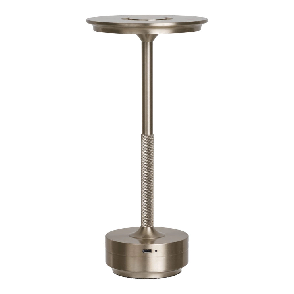 Lampada da Tavolo Lyneham, Argento, Alluminio, 13x13x28,5 cm